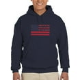 thumbnail image 1 of Land Of The Free Banner Hoodie Men -Image by Shutterstock, Male 5X-Large, 1 of 4