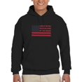 thumbnail image 1 of Land Of The Free Banner Hoodie Men -Image by Shutterstock, Male Medium, 1 of 4