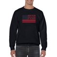 thumbnail image 1 of Land Of The Free Banner Sweatshirt Men -Image by Shutterstock, Male Medium, 1 of 4
