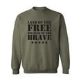 thumbnail image 1 of Land Of The Free Crewneck Sweatshirt, 1 of 3