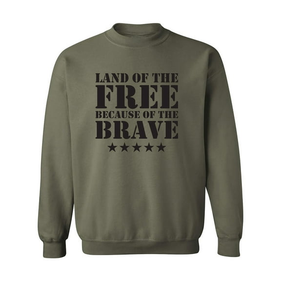 Land Of The Free Crewneck Sweatshirt