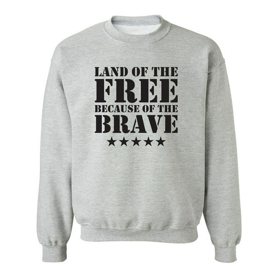 Land Of The Free Crewneck Sweatshirt