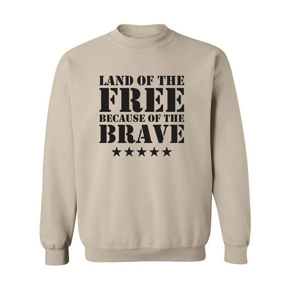 Land Of The Free Crewneck Sweatshirt