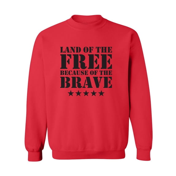 Land Of The Free Crewneck Sweatshirt