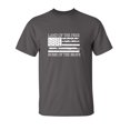 thumbnail image 1 of Land Of The Free Home Sarcastic Humor Graphic Novelty Funny Tall T Shirt, 1 of 5