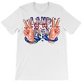 thumbnail image 1 of Land Of The Free, Patriotic American Pride Graphic Design For G15673 Unisex T-Shirt, Up to Size 5XL, 1 of 2
