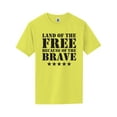 thumbnail image 1 of Land Of The Free Short Sleeve Neon T-Shirt, 1 of 1