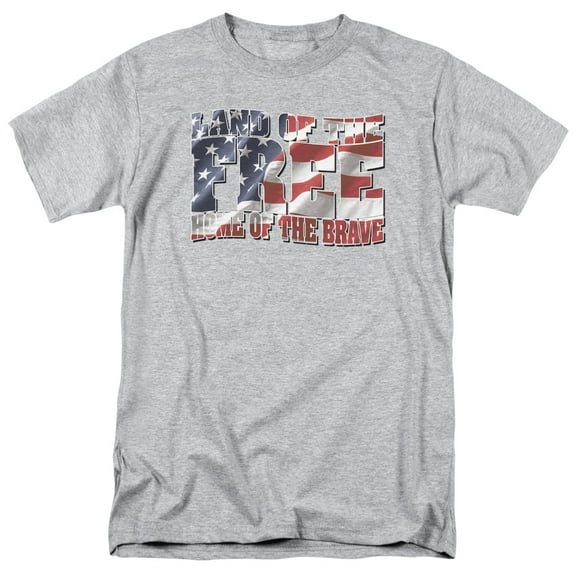 - Land Of The Free - Short Sleeve Shirt - XXXXX-Large