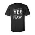 thumbnail image 1 of Land Of The Yee Home Of The Haw Adult Short Sleeve T-shirt, 1 of 4