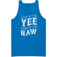 thumbnail image 1 of Land Of The Yee Home Of The Haw Neon Tank Top, 1 of 1