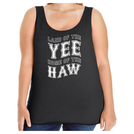 Land Of The Yee Home Of The Haw Womens Tank Top