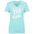 thumbnail image 1 of Land Of The Yee Home Of The Haw Womens V-Neck Tee, 1 of 3