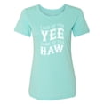 thumbnail image 1 of Land Of The Yee Home Of The Haw Womens crewneck tee, 1 of 3