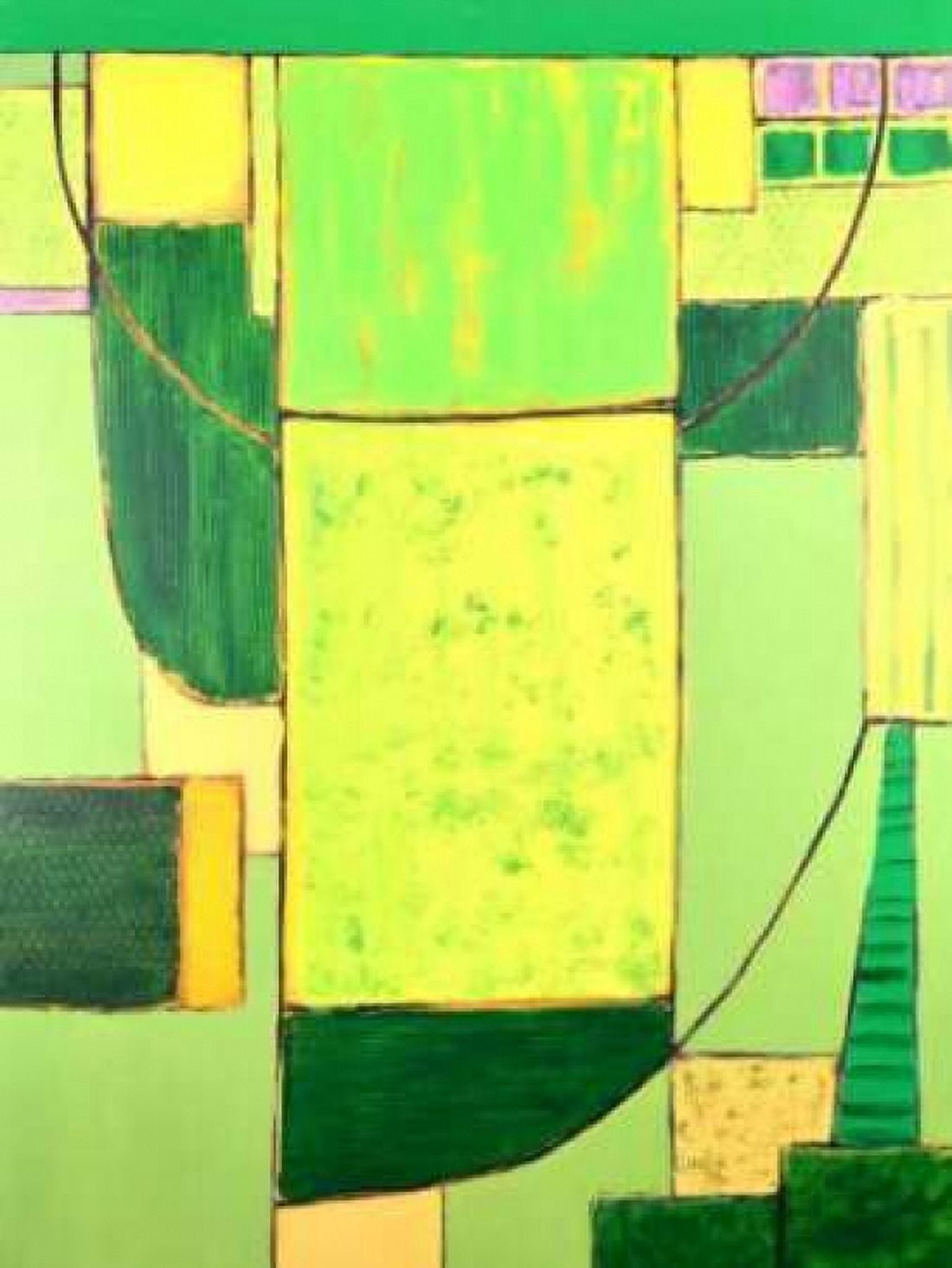 Land Plan - Spring Canvas Art - Jane Segrest (22 x 28)