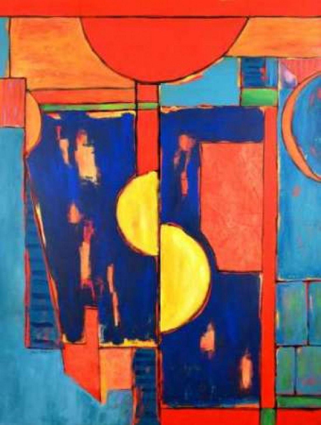 Land Plan - Summer Canvas Art - Jane Segrest (18 x 24)