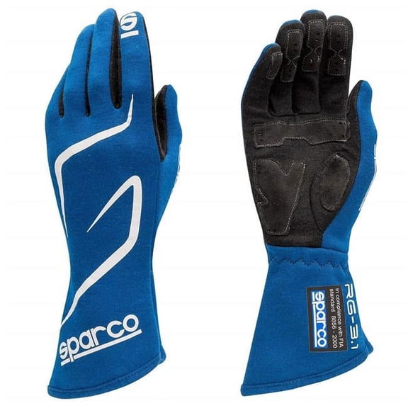 Land RG-3 Series Racing Gloves - Blue - Size 12