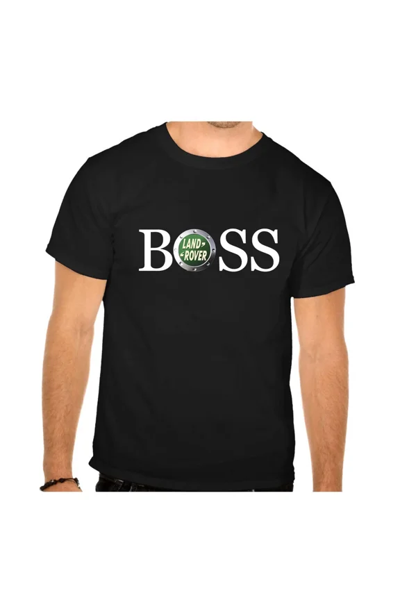 Land Rover BSS Logo Auto Schwarz T-SHIRT -961