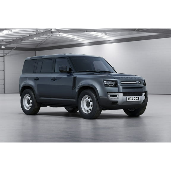 Land Rover Defender 110 Hard Top Art Indoor Decor - 24x36 Inch Laminated Poster - Stunning Detail and Bold Colors