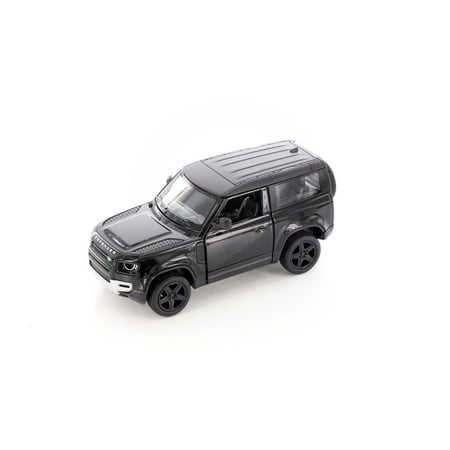 Land Rover Defender 90, Black - Kinsmart 5428D - 1/36 scale Diecast Model Toy Car