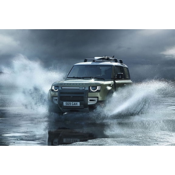 Land Rover Defender 90 D240 SE Adventure Pack Wall Art Home Decor - 20x30 Inch Laminated Poster - Stunning Detail and Bold Colors