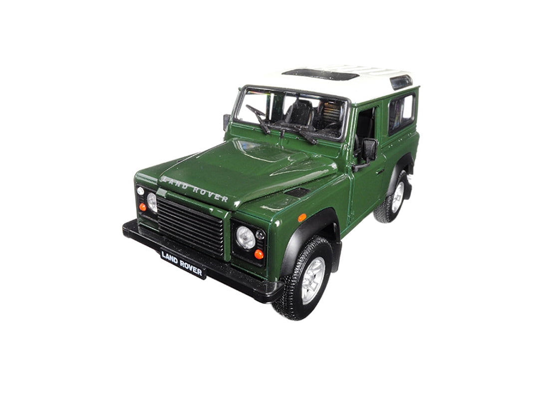 Land Rover Defender 90 Diecast Model 1:24 scale Dark Green - Walmart.com