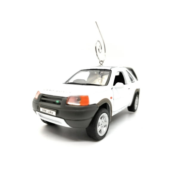 Land Rover Freelancer Large Custom Christmas Ornament 1:34 Diecast White