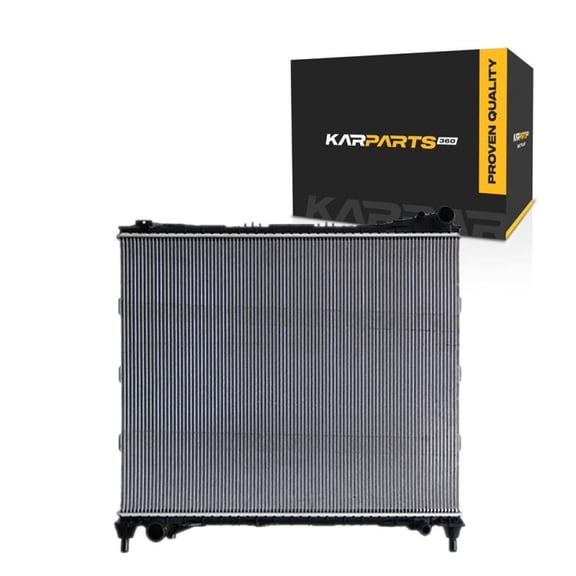 For Land Rover Range Rover 2013-2020 Radiator | Made of Plastic and Aluminum | 5.0 Liter V8 | 3.0 Liter V6 | Replacement For 191275694947, 762405-91258-5