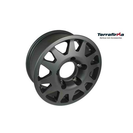 Land Rover Terrafirma Dakar Alloy Wheel Black 7x16 TF105 New