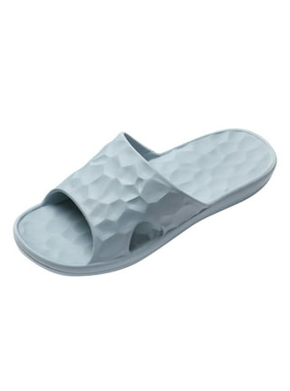 Rubber Slippers for Men Indoor Comfy Slippers for Men Memory Foam