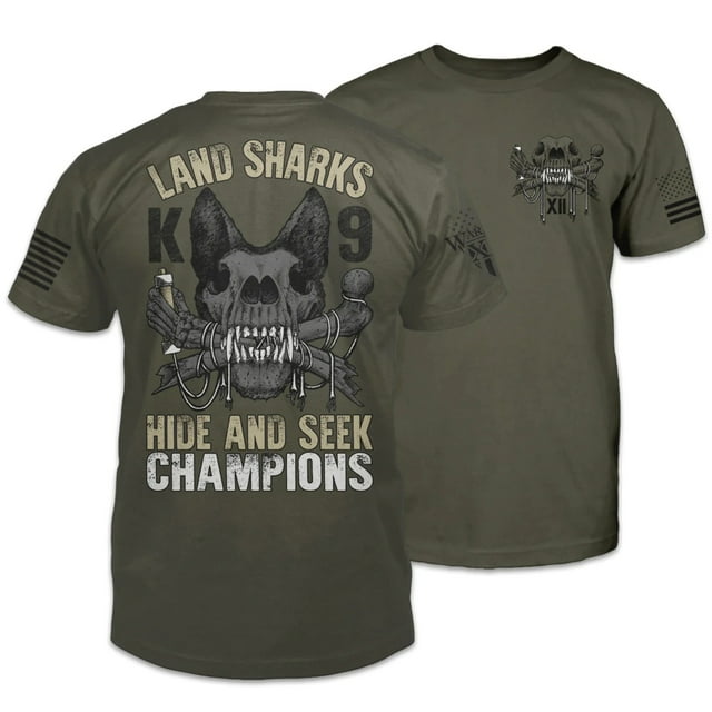 Land Shark T-shirt Patriotic Tribute Tee 