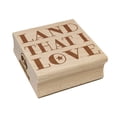 thumbnail image 1 of Land That I Love Patriotic USA Square Rubber Stamp Stamping Scrapbooking Crafting - Small 1.25in, 1 of 7