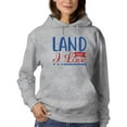 thumbnail image 1 of Land That Love Hoodie Women -Image by Shutterstock, Female x-Large, 1 of 4