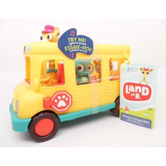 Land of B. Musical Toy Bus Bonnie's School Bus for Ages 18m+