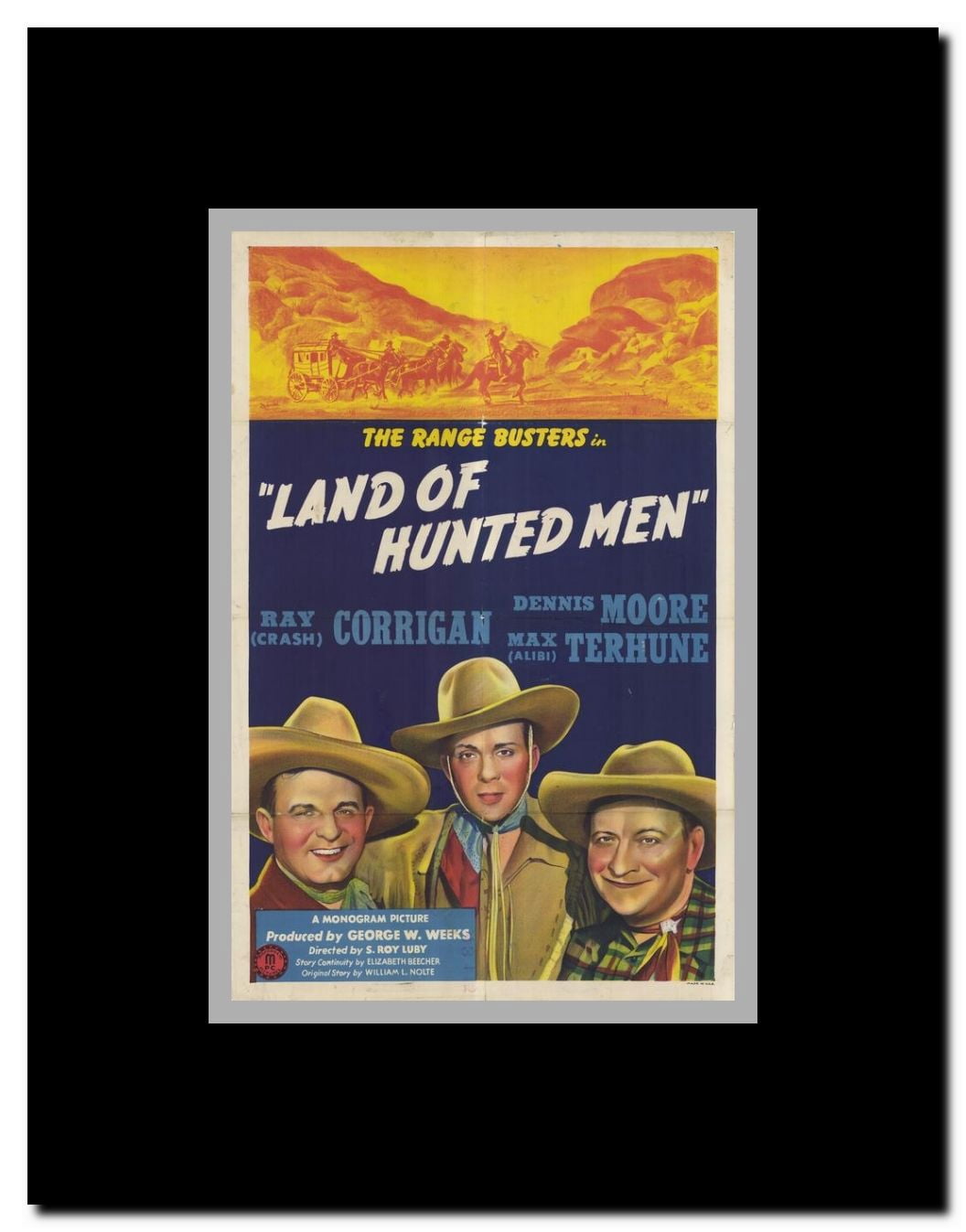 Land of Hunted Men Framed Movie Poster