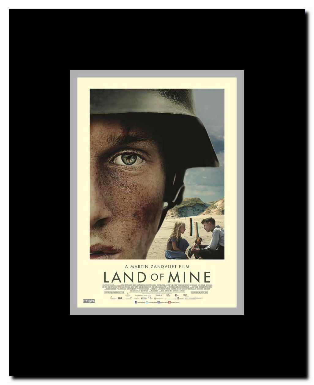 Land of Mine Framed Movie Poster