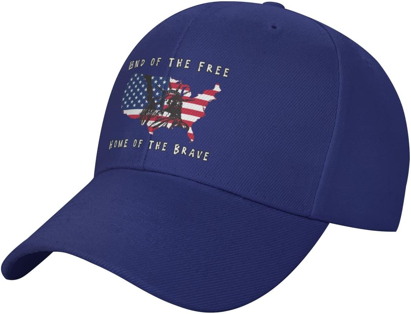 Land of The Free Home of The Brave Baseball Cap