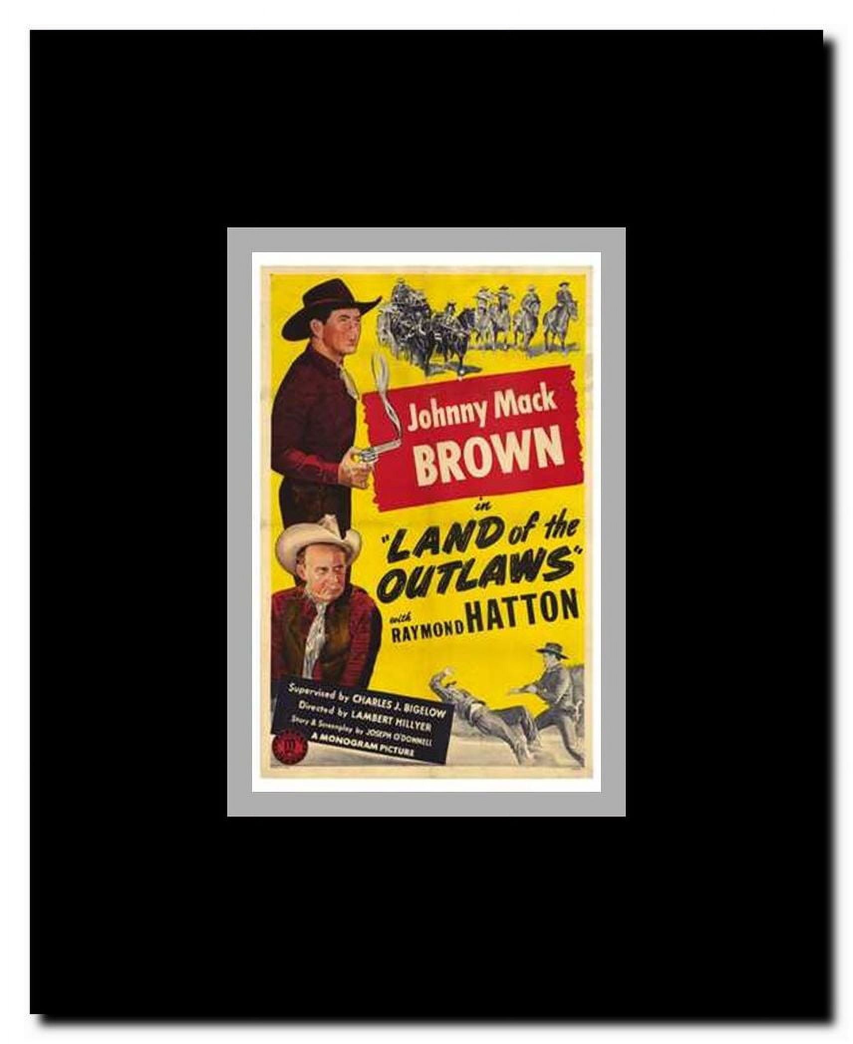 Land of the Outlaws Framed Movie Poster