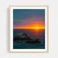 thumbnail image 1 of Land's End Sunset - San Francisco California Photography Oak Framed Wall Art Print 24 x 30 inches, 1 of 12
