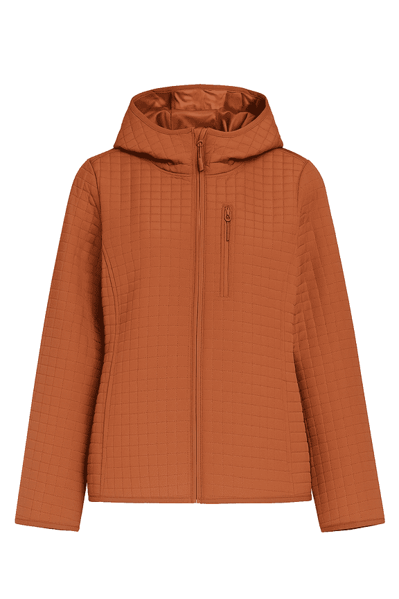 Land's End Women's Quilted Jacket, Large, Red