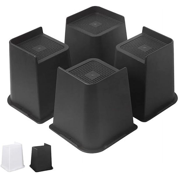 LandHope Bed Risers,Heavy Duty Furniture Risers,Support up to 5000 Lbs