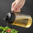 thumbnail image 1 of LandHope Olive Oil Dispenser,Leakproof Oil Container with Automatic Cap&Stopper Black (1000ml/34oz), 1 of 8