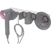 LandHope Wall Mount Hair Dryer Holder Compatible with Dyson Supersonic for Storage Attachments