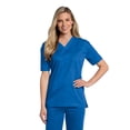 thumbnail image 1 of Landau All Day Unisex Mechanical Stretch One Pocket V-Neck Scrub Top, Style 4139, 1 of 4