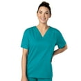 thumbnail image 1 of Landau All Day Unisex Mechanical Stretch One Pocket V-Neck Scrub Top, Style 4139, 1 of 4