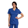thumbnail image 1 of Landau All Day Women's Mechanical Stretch Two Pocket V-Neck Scrub Top, Style 4143, 1 of 4