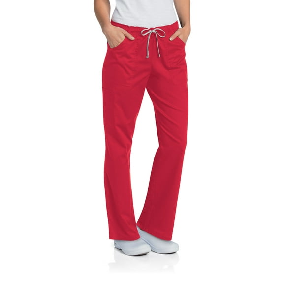 Landau All Day Women's Three Pocket Full Elastic Waist Cargo Scrub Pant, Style 2035