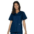 thumbnail image 1 of Landau Essentials Relaxed Fit 4-Pocket V-Neck Scrub Top for Women 8232, 1 of 10