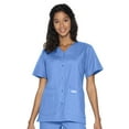 thumbnail image 1 of Landau Essentials Relaxed Fit 4-Pocket V-Neck Scrub Top for Women 8232, 1 of 10