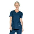 thumbnail image 1 of Landau Essentials Tailored Fit 4-Pocket V-Neck Scrub Top for Women 8111, 1 of 8