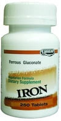 Landau Kosher Iron (Ferrous Gluconate) - 100 TAB